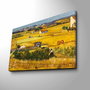 Wallity Cuadro sobre lienzo La cosecha de Vincent Van Gogh 45 x 70 cm
